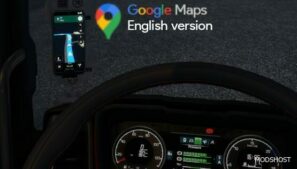 ETS2 Google Maps for Phone English Version 1.49 mod