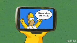 ETS2 Homer French GPS Voices 1.49 mod