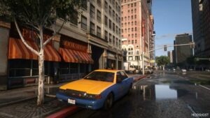 GTA 5 Improved and Fixed Vanilla Taxi Car for ENB Series V1.1 mod