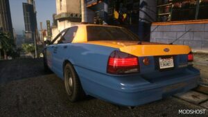 GTA 5 Vehicle Mod: Improved and Fixed Vanilla Taxi Car for ENB Series V1.1 (Image #4)