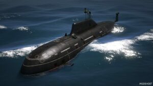 GTA 5 Vehicle Mod: Vanguard Class Submarine Royal Navy Add-On (Image #4)