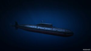 GTA 5 Vehicle Mod: Akula Class Submarine Russian Navy Add-On (Image #3)