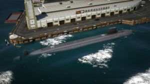 GTA 5 Vehicle Mod: Virginia Class Submarine US Navy Add-On (Image #5)