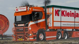 GTA 5 Vehicle Mod: Scania R650 Kleinjan RED Interior Lights (Image #2)