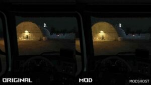 ETS2 Weather Mod: Better Raindrops with Sounds V1.9 (Image #2)