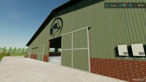 FS22 Placeable Mod: Cowshed with Manure System without Pasture V3.0 (Featured)