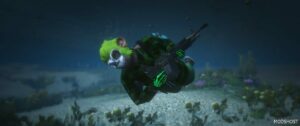 GTA 5 Underwater Weapon Demonstration mod