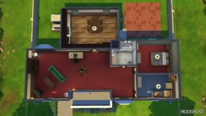 Sims 4 House Mod: Stepford Single No CC (Image #2)