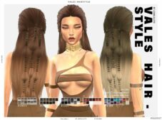 Sims 4 Leahlillith Vales Hairstyle mod