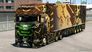 ETS2 Mod: Skull Knight Rider Skin (Image #3)