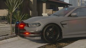 GTA 5 Mod: Unmarked Buffalo 4 Police Vehicle Add-On / Fivem (Image #2)