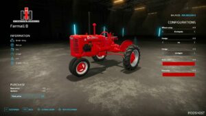 FS22 Tractor Mod: Farmall B (Image #7)