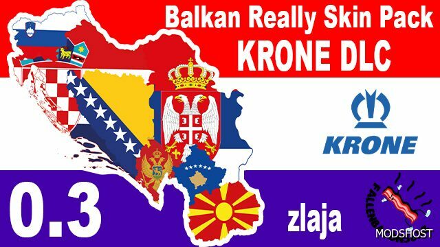 ETS2 Balkan Really Skin Pack Krone DLC 0.3 mod