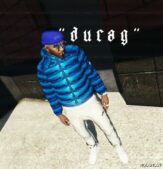 GTA 5 Player Mod: Durag for Franklin (Image #3)