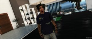 GTA 5 Player Mod: Alocs T-Shirt Pack for MP Male / Franklin (Image #4)