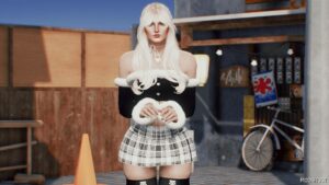 GTA 5 Player Mod: Sweet Gift Cropped for MP Female V1.1 (Image #3)