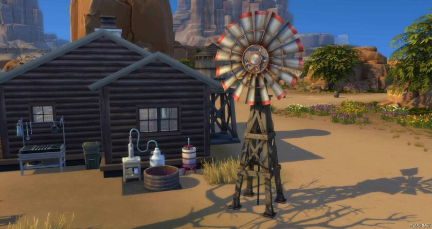Sims 4 Object Mod: FAR West Wind Turbine (Featured)