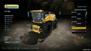 FS22 NEW Holland Combine Mod: FR780 Harvester (Image #5)