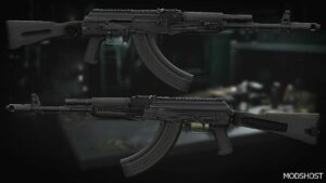 GTA 5 AK-103 Series Animated mod