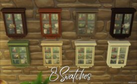 Sims 4 Object Mod: Functional Historical Apothecary Cabinet (Image #2)