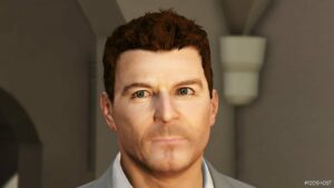 GTA 5 Player Mod: Better Michael DE Santa (Face, Beard & Hair) V1.4 (Image #2)