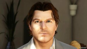 GTA 5 Player Mod: Better Michael DE Santa (Face, Beard & Hair) V1.4 (Image #4)