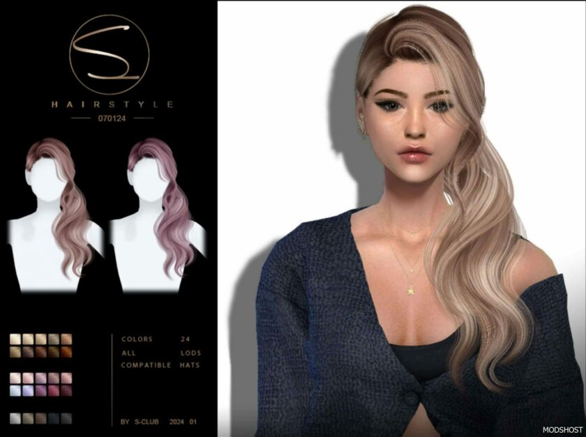 Sims 4 Ponytail Hairstyle mod