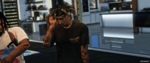 GTA 5 Player Mod: Gallery Dept Shirts for MP Male / Franklin (Featured)