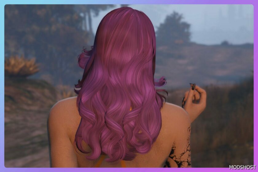 GTA 5 Medium Curled Hairstyle for MP Female mod