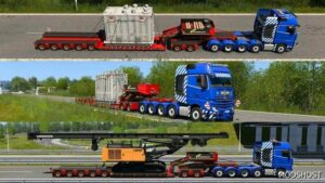ETS2 Part Mod: SCS Actros MP4 10×4 Chassis (Image #2)