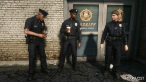 GTA 5 Player Mod: Lspd FIX PED COP V1.1 (Image #4)