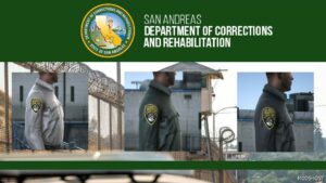 GTA 5 Mod: SAN Andreas Department of Corrections and Rehabilitation Pack EUP Singleplayer (Image #2)