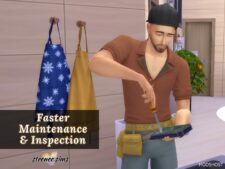 Sims 4 Faster Maintenance & Inspection – FOR RENT mod