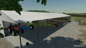 FS22 Placeable Mod: Medium Bale Shed (Image #2)