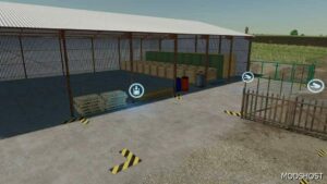 FS22 Placeable Mod: Medium Bale Shed (Image #3)