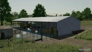 FS22 Placeable Mod: Medium Bale Shed (Image #4)