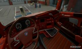ETS2 Interior For Scania R_T_G treamline mod