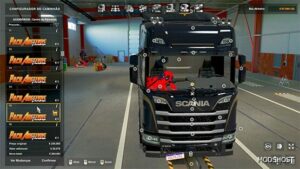 ETS2 Scania Part Mod: Pack 50 Windscreen Decal of Scania NTG R (Image #2)