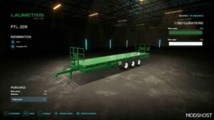 FS22 Trailer Mod: Laumetris Ptl-20R V1.1 (Image #2)