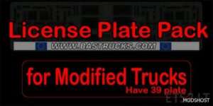 ETS2 Part Mod: License Plate Pack V6.8 (Featured)