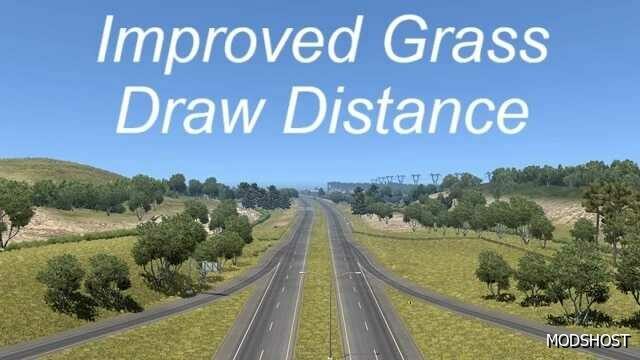 ATS Improved Grass Draw Distance V1.1 mod