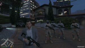 GTA 5 Script Mod: Personal Army (Active Bodyguards Squads and Teams) .NET V2.2.3 (Featured)
