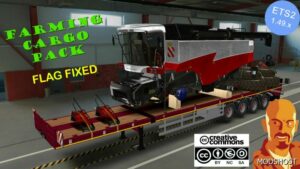 ETS2 Doll 4 Axis Flatbed & Farming Cargo Pack 1.49 Flag Fixed mod