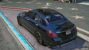 GTA 5 Mercedes-Benz Vehicle Mod: Mercedes C63 AMG 2017 (Image #3)