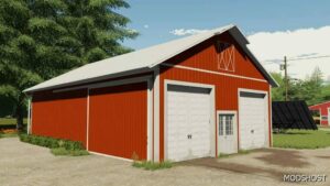 FS22 Placeable Mod: Small American Metal Hall (Image #6)