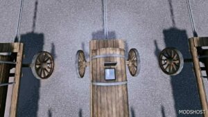 FS22 Manur Mod: Wood Barrel (Image #2)