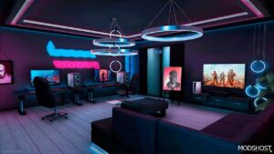 GTA 5 Gamer Room – Photoroom/Backdrop Add-On SP / Fivem V1.1 mod