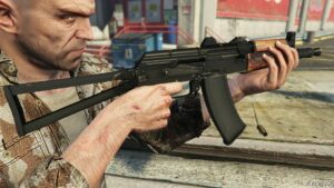 GTA 5 Weapon Mod: AK-74 Compact Animated V.1 (Image #3)