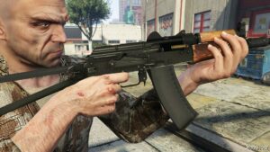 GTA 5 Weapon Mod: AK-74 Compact Animated V.1 (Image #4)