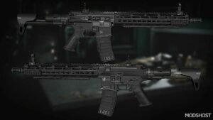 GTA 5 Weapon Mod: AR-15 Custom Animated V1.1 (Featured)